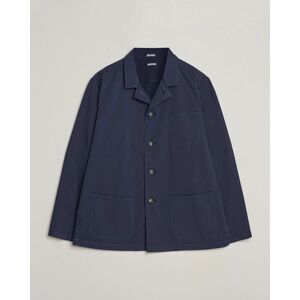 Massimo Alba Florida Stone Washed Shirt Jacket Navy