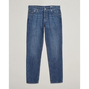 Brunello Cucinelli Traditional Fit Jeans Dark Blue Wash