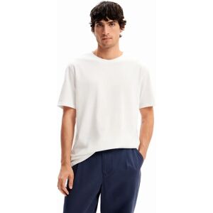 Desigual Plain seamed T-shirt - WHITE - S