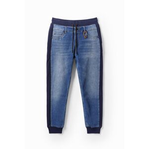 Desigual Hybrid denim jogging trousers - BLUE - 34