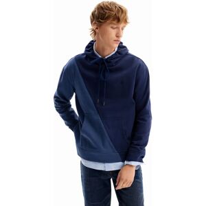 Desigual Two-tone hoodie - BLUE - M