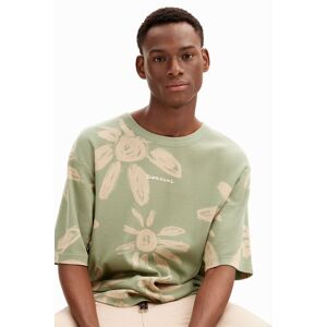 Desigual Daisy knit t-shirt - GREEN - L