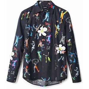 Desigual Long-sleeve dancing shirt - BLACK - XXL