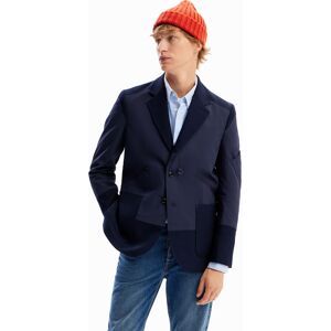 Desigual Hybrid pockets blazer - BLUE - L