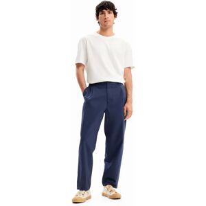 Desigual Tapered chino trousers - BLUE - 32