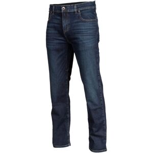 Klim Unlimited Straight Stretch Denim Motorsykkel Jeans 30 34 Blå