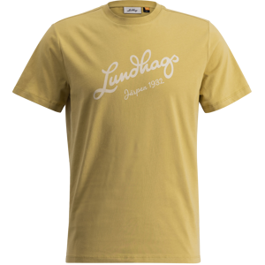Lundhags Men's Järpen Logo T-Shirt Straw XXL, Straw