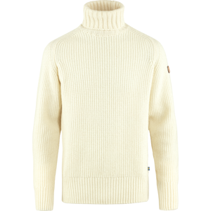 Fjällräven Men's Övik Roller Neck Sweater Chalk White S, Chalk White