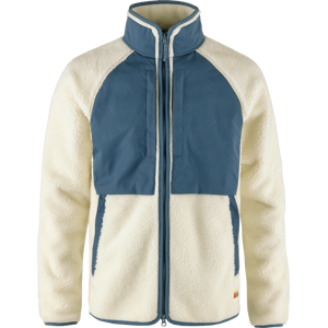 Fjällräven Men's Vardag Pile Jacket Chalk White-Indigo Blue L, Chalk White-Indigo Blue