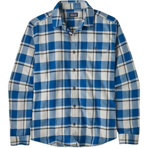 Patagonia Men's L/S Cotton in Conversion LW Fjord Flannel Shirt Captain: Endless Blue L, Captain: Endless Blue