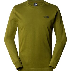 The North Face M L/S Easy Tee Forest Olive S, Forest Olive