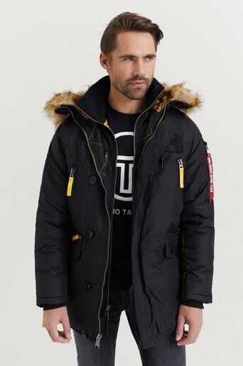 Alpha Industries Parkas Jakke Pps N3b Replica Svart  Male Svart