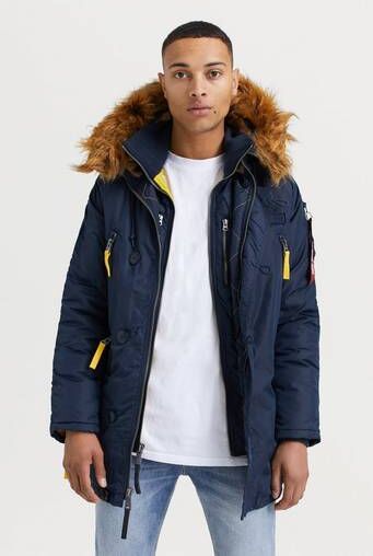 Alpha Industries Parkas Jakke Pps N3b Replica Blå  Male Blå