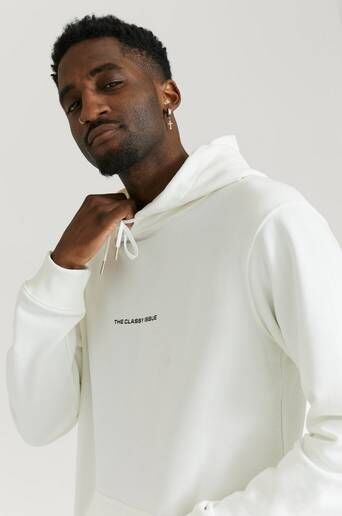 The Classy Issue Hoodie Logo Hoodie Hvit  Male Hvit