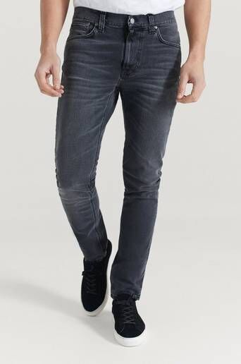 Nudie Jeans Jeans Lean Dean Mono Grey Grå  Male Grå