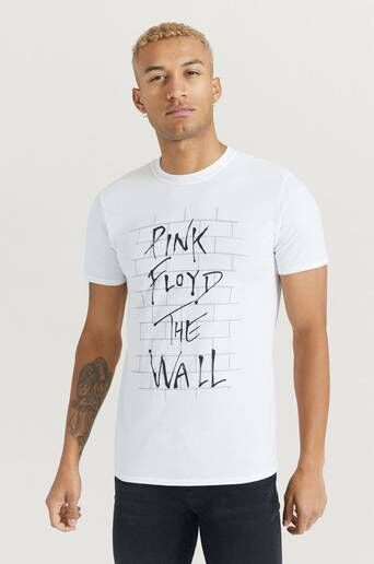 Rock Off T-Shirt Pink Floyd Tee Hvit  Male Hvit