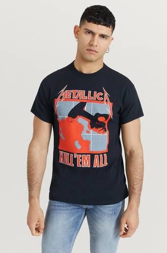 Rock Off T-Shirt Metallica Tee Svart  Male Svart