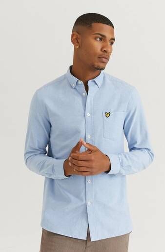 Scott Lyle & Scott Skjorte Regular Fit Light Weight Oxford Shirt Blå  Male Blå