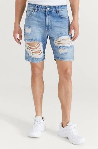 Just Junkies Jeansshorts Storm Shorts Lb Blå  Male Blå