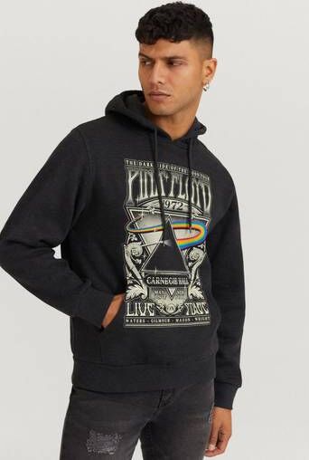 Rock Off Hoodie Pink Floyd Hoodie Grå  Male Grå