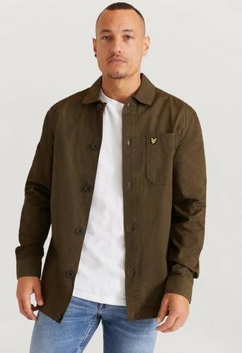 Scott Lyle & Scott Overshirt Cotton Ripstop Overshirt Grønn  Male Grønn