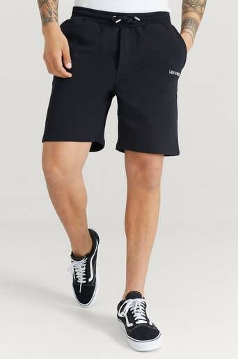 Les Deux Shorts Lens Sweatshorts Svart  Male Svart