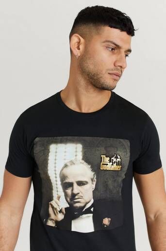 Rock Off T-Shirt The Godfather Tee Svart  Male Svart