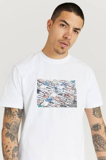 Woodbird T-Shirt Klix Bed Tee Hvit  Male Hvit