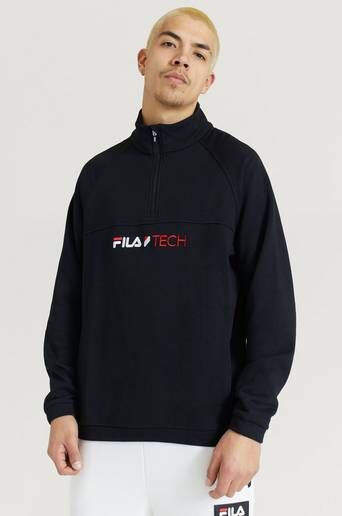 Fila Sweatshirt Men Chill Half-Zip Sweatshirt Svart  Male Svart