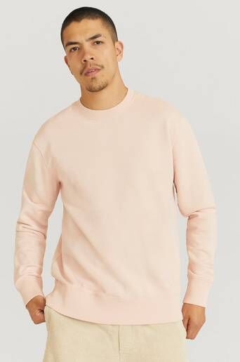 J.Lindeberg Sweatshirt Hurl Garment Dye Sweatshirt Rosa  Male Rosa