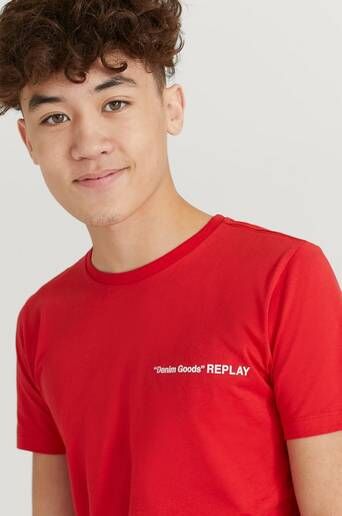 Replay T-Shirt Rød  Male Rød