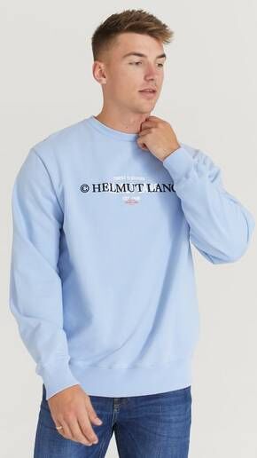 Helmut Lang Sweatshirt Layer Logo Crew.Laye Lilla  Male Lilla