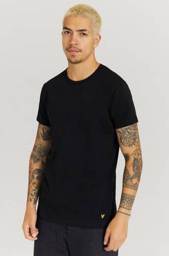 Scott Lyle & Scott 3-Pk T-Shirts Maxwell Svart  Male Svart