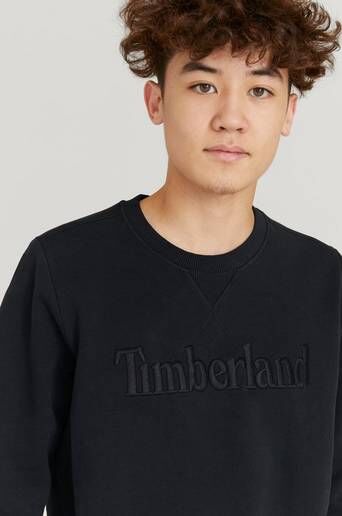 Timberland Sweatshirt Logo Sweatshirt Svart  Male Svart