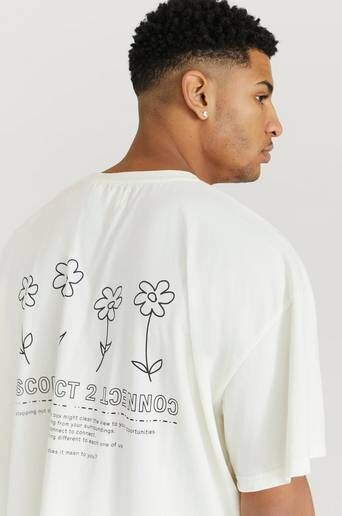 Preach T-Shirt Flower Meadow T Hvit  Male Hvit