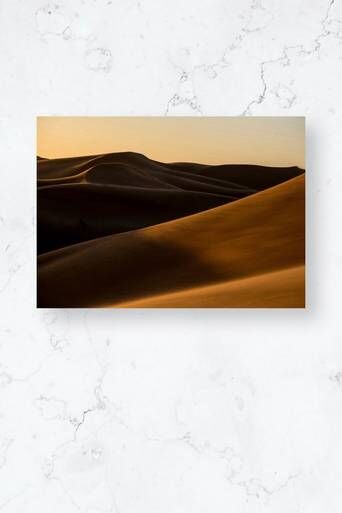 Malerifabrikken Poster / Desert 2 / 70x50 Plano Brun  Male Brun