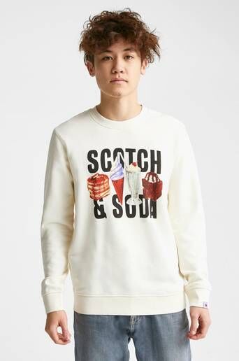 Scotch & Soda Sweatshirt Natur  Male Natur