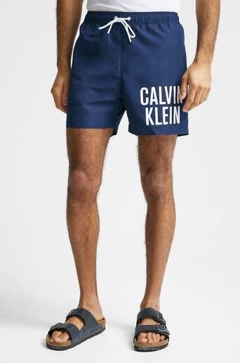 Calvin Klein Underwear Badeshorts Medium Drawstring Blå  Male Blå