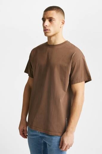 Just Junkies T-Shirt Garment Tee Brun  Male Brun