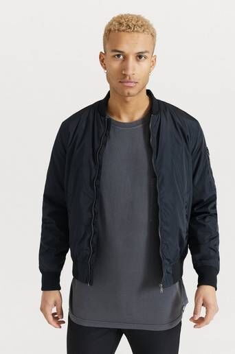 William Baxter Bomberjakke Padded Bomber Jacket Svart  Male Svart