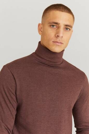 Studio Total Pologenser Roll Neck Rød  Male Rød