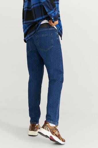 Studio Total Jeans Regular Tapered Blå  Male Blå