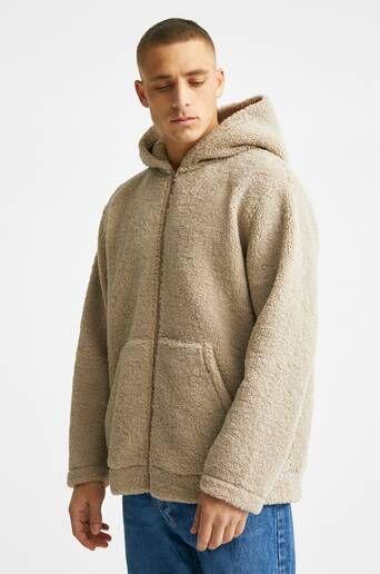 William Baxter Hoodie Full Zip Hoodie Beige  Male Beige