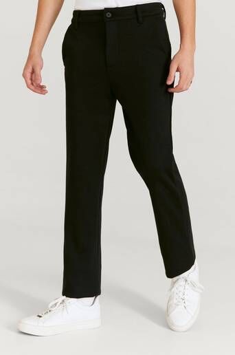 Studio Total Bukse Soft Straight Chino Svart  Male Svart