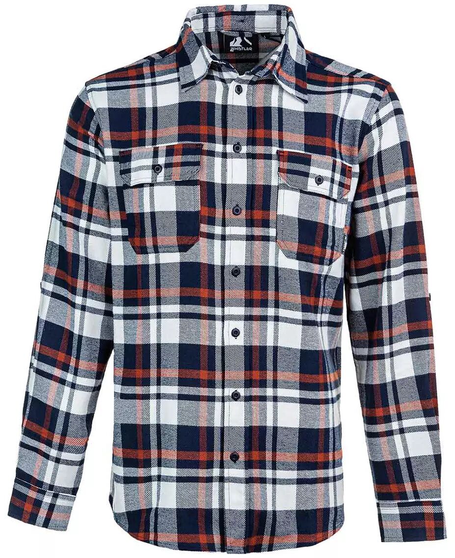 WHISTLER Flannel Checked - Skjorte - Navy Blazer - S