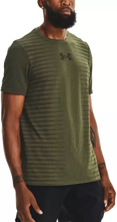 Under Armour Seamless Wordmark - T-skjorte - Marine Green - SM