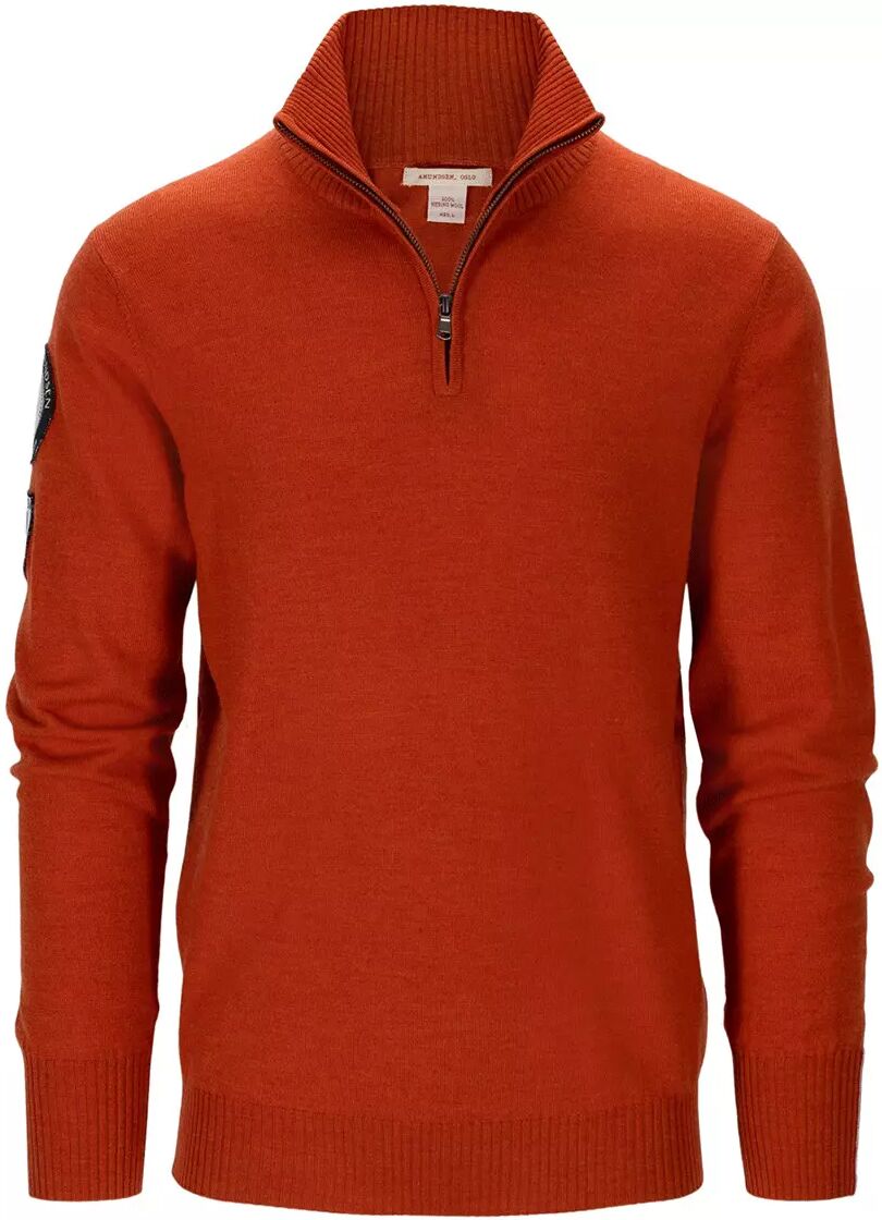 Amundsen Peak Half Zip Mens - Genser - Iron Rust - XL