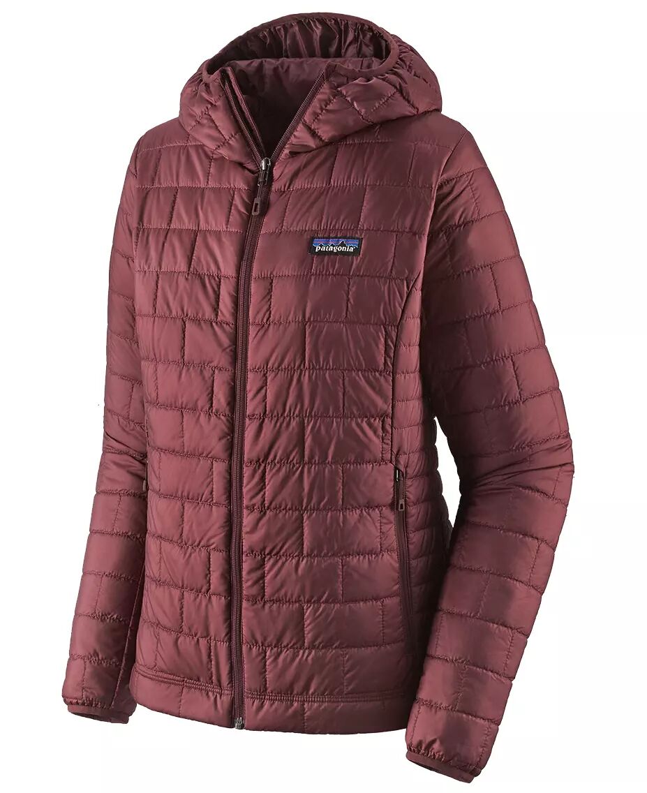 Patagonia W's Nano Puff Hoody - Jakke - Dark Ruby - L