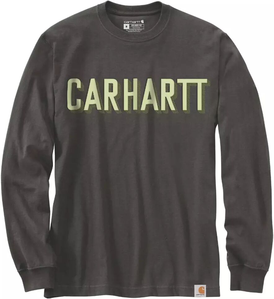 Carhartt Workwear Logo L/S T-Shirt - Trøye - Peat - M