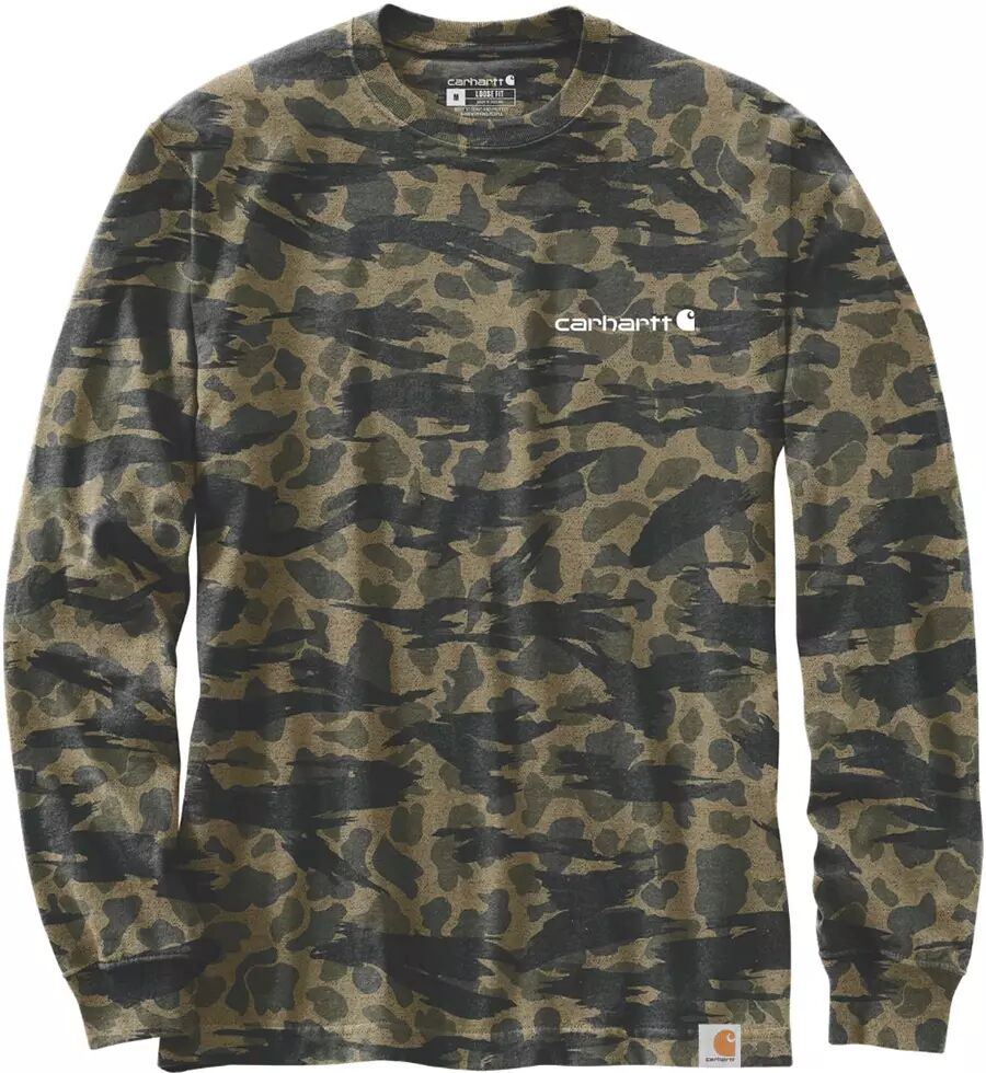 Carhartt Workwear Grapihc L/S T-Shirt - Trøye - Black Camo - L